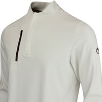 PUMA Golf Pullover - AP Cloudspun Tech QZ - Warm White AW25