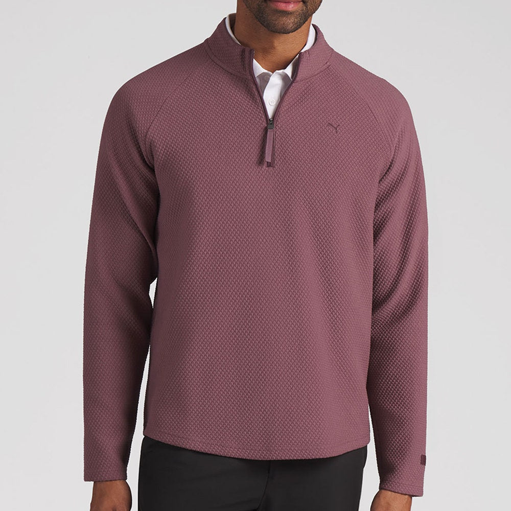 PUMA Golf Pullover - Boulder 2.0 QZ - Rich Cocoa AW26
