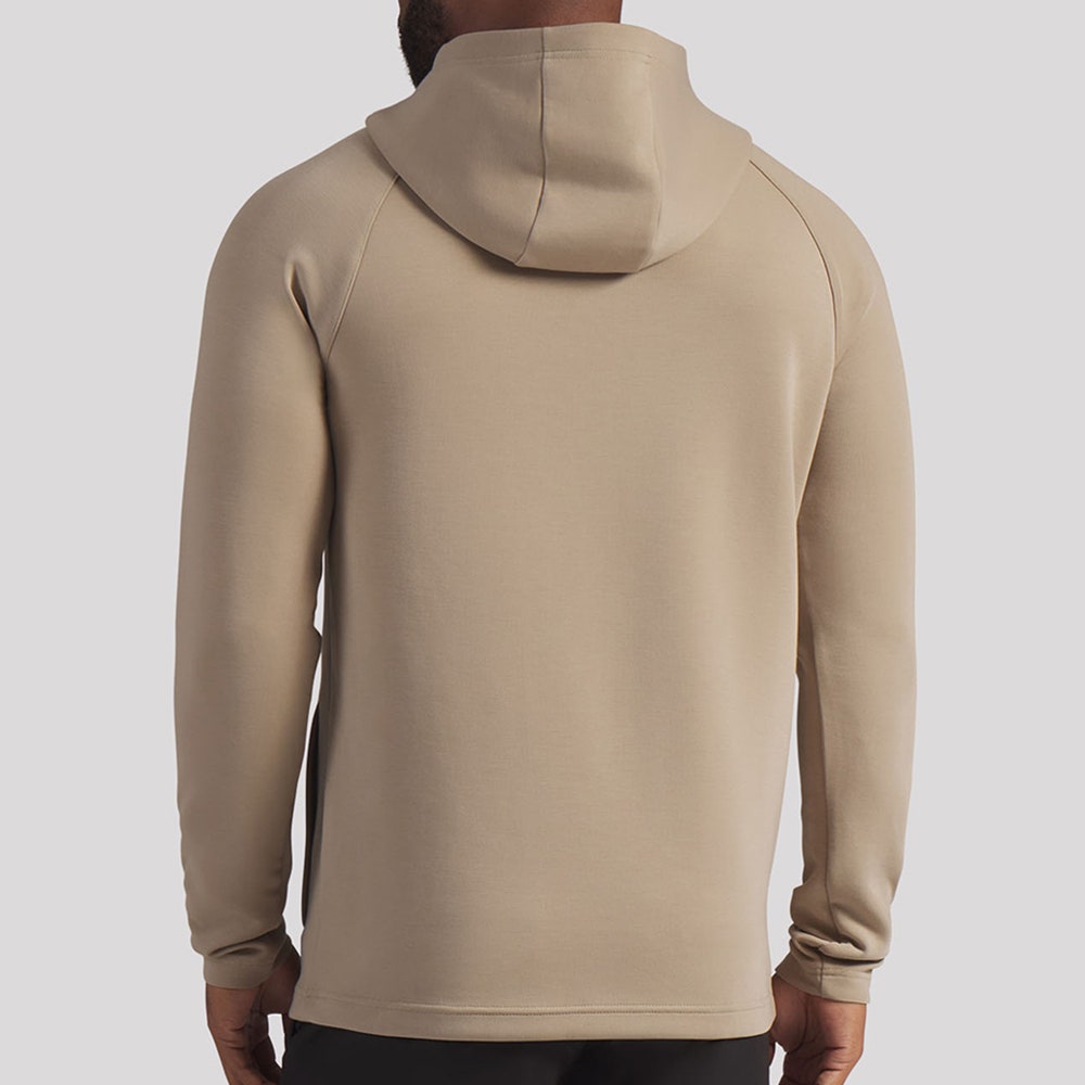 PUMA Golf Pullover - Cloudspun Fleece Hoodie - Ice Coffee SS26