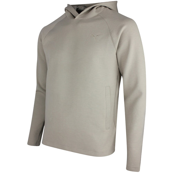 PUMA Golf Pullover - Cloudspun Fleece Hoodie - Ice Coffee SS26