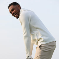 PUMA Golf Pullover - Cloudspun Fleece Hoodie - Warm White SS26