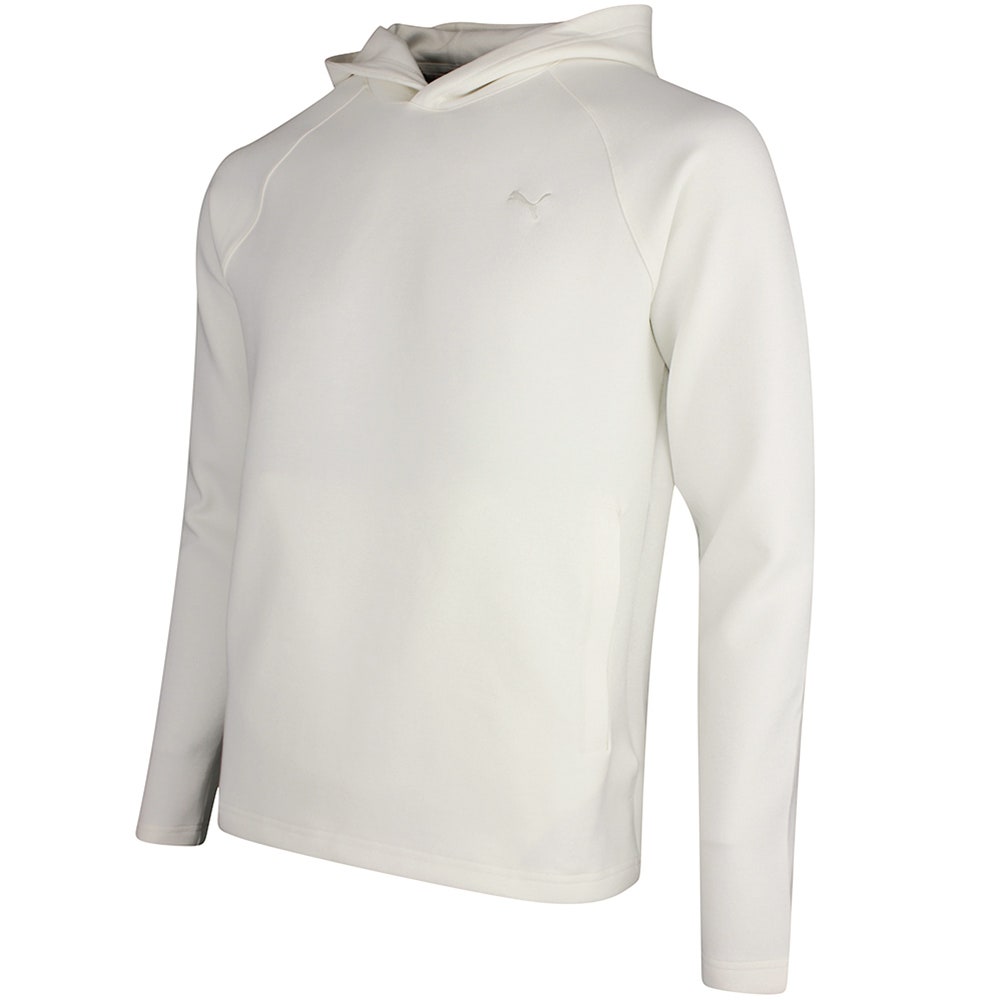 PUMA Golf Pullover - Cloudspun Fleece Hoodie - Warm White SS26