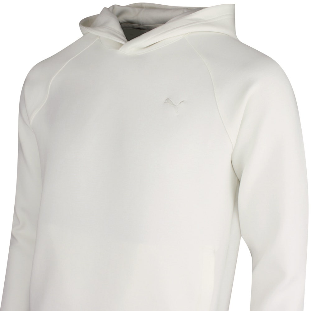 PUMA Golf Pullover - Cloudspun Fleece Hoodie - Warm White SS26
