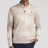 PUMA Golf Pullover - Cloudspun Tech Coastal Claret QZ - Birch AW26