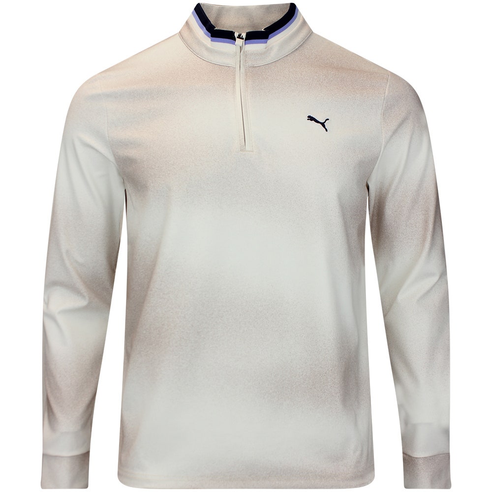 PUMA Golf Pullover - Cloudspun Tech Coastal Claret QZ - Birch AW26