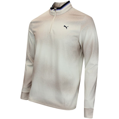 PUMA Golf Pullover - Cloudspun Tech Coastal Claret QZ - Birch AW26