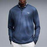PUMA Golf Pullover - Cloudspun Tech Coastal Claret QZ - Deep Navy AW26