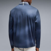 PUMA Golf Pullover - Cloudspun Tech Coastal Claret QZ - Deep Navy AW26
