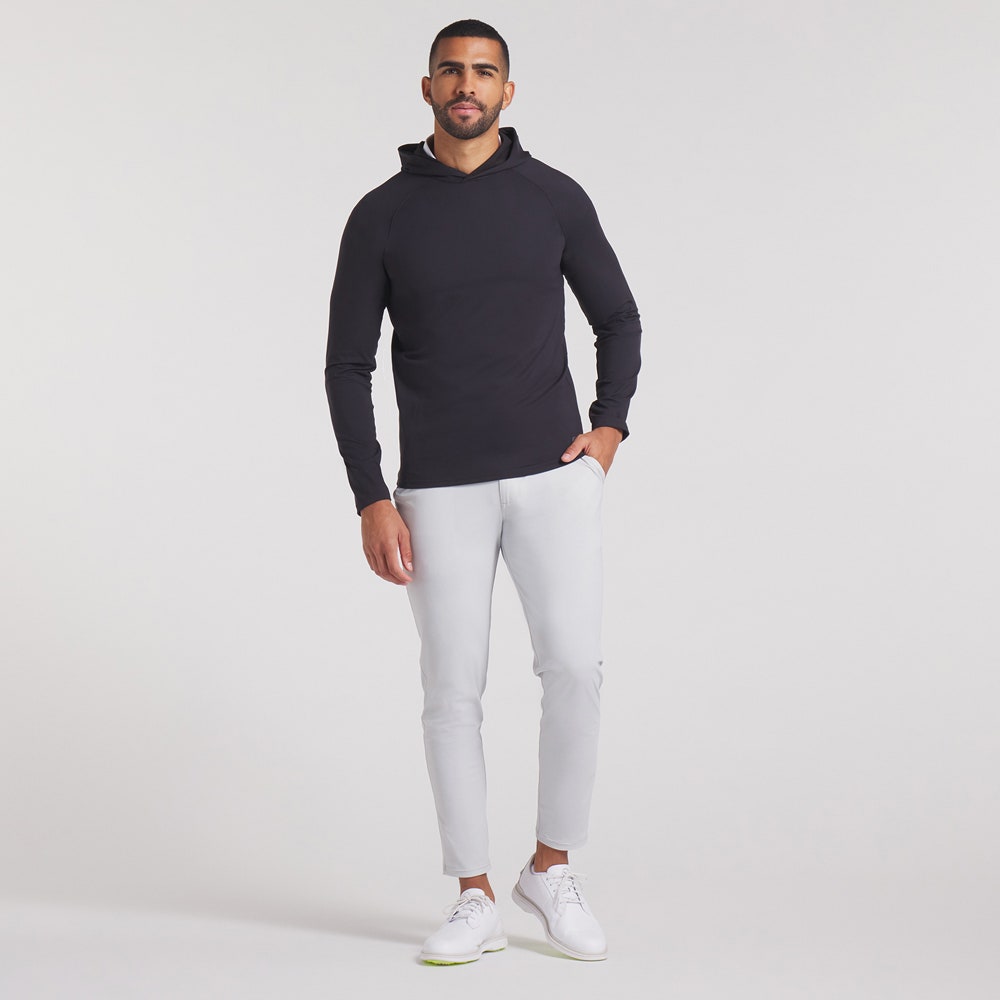 PUMA Golf Pullover - Cloudspun Tech Hoodie - Black SS25
