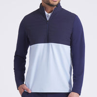 PUMA Golf Pullover - Cloudspun Tech Hybrid HZ - Deep Navy AW25