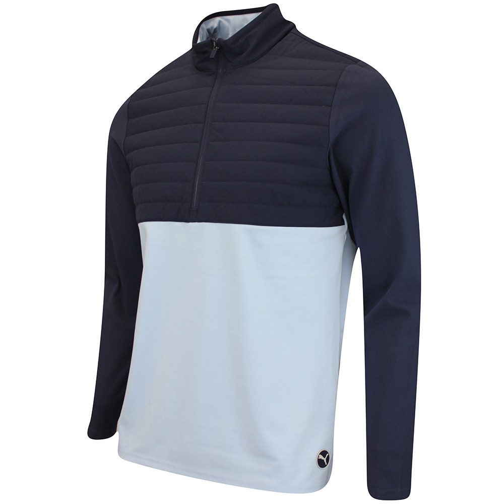 PUMA Golf Pullover - Cloudspun Tech Hybrid HZ - Deep Navy AW25