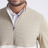 PUMA Golf Pullover - Cloudspun Tech Hybrid HZ - Ice Coffee AW25