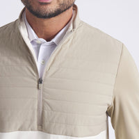 PUMA Golf Pullover - Cloudspun Tech Hybrid HZ - Ice Coffee AW25