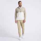 PUMA Golf Pullover - Cloudspun Tech Hybrid HZ - Ice Coffee AW25
