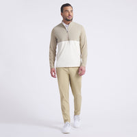 PUMA Golf Pullover - Cloudspun Tech Hybrid HZ - Ice Coffee AW25