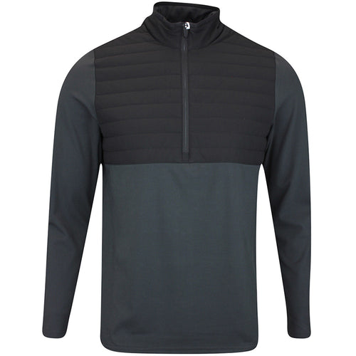 PUMA Golf Pullover - Cloudspun Tech Hybrid HZ - Puma Black AW25