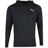PUMA Golf Pullover - Cloudspun TOUR Logo Tech Hoodie - Black SS26