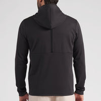 PUMA Golf Pullover - Cloudspun TOUR Logo Tech Hoodie - Black SS26