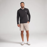 PUMA Golf Pullover - Cloudspun TOUR Logo Tech Hoodie - Black SS26