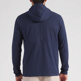 PUMA Golf Pullover - Cloudspun TOUR Logo Tech Hoodie - Deep Navy SS26