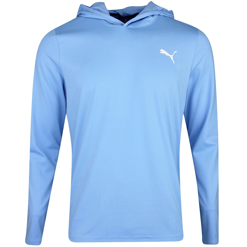 PUMA Golf Pullover - Cloudspun TOUR Logo Tech Hoodie - TL Blue SS26