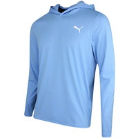 PUMA Golf Pullover - Cloudspun TOUR Logo Tech Hoodie - TL Blue SS26