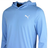 PUMA Golf Pullover - Cloudspun TOUR Logo Tech Hoodie - TL Blue SS26