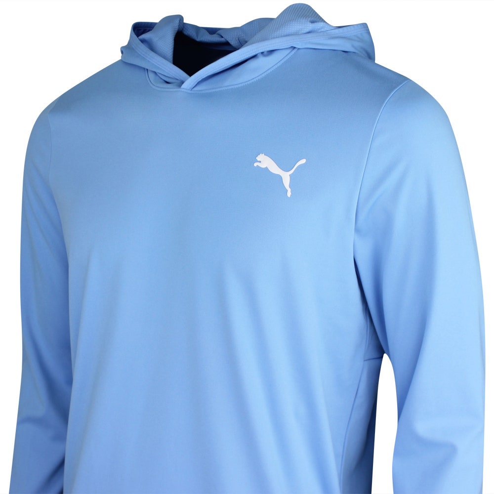 PUMA Golf Pullover - Cloudspun TOUR Logo Tech Hoodie - TL Blue SS26