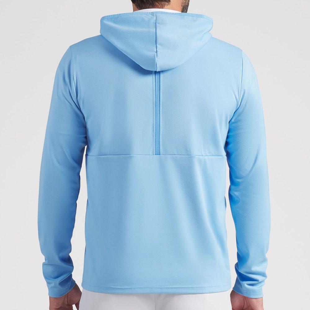 PUMA Golf Pullover - Cloudspun TOUR Logo Tech Hoodie - TL Blue SS26
