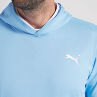 PUMA Golf Pullover - Cloudspun TOUR Logo Tech Hoodie - TL Blue SS26