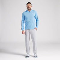 PUMA Golf Pullover - Cloudspun TOUR Logo Tech Hoodie - TL Blue SS26
