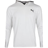 PUMA Golf Pullover - Cloudspun TOUR Logo Tech Hoodie - White Glow SS26