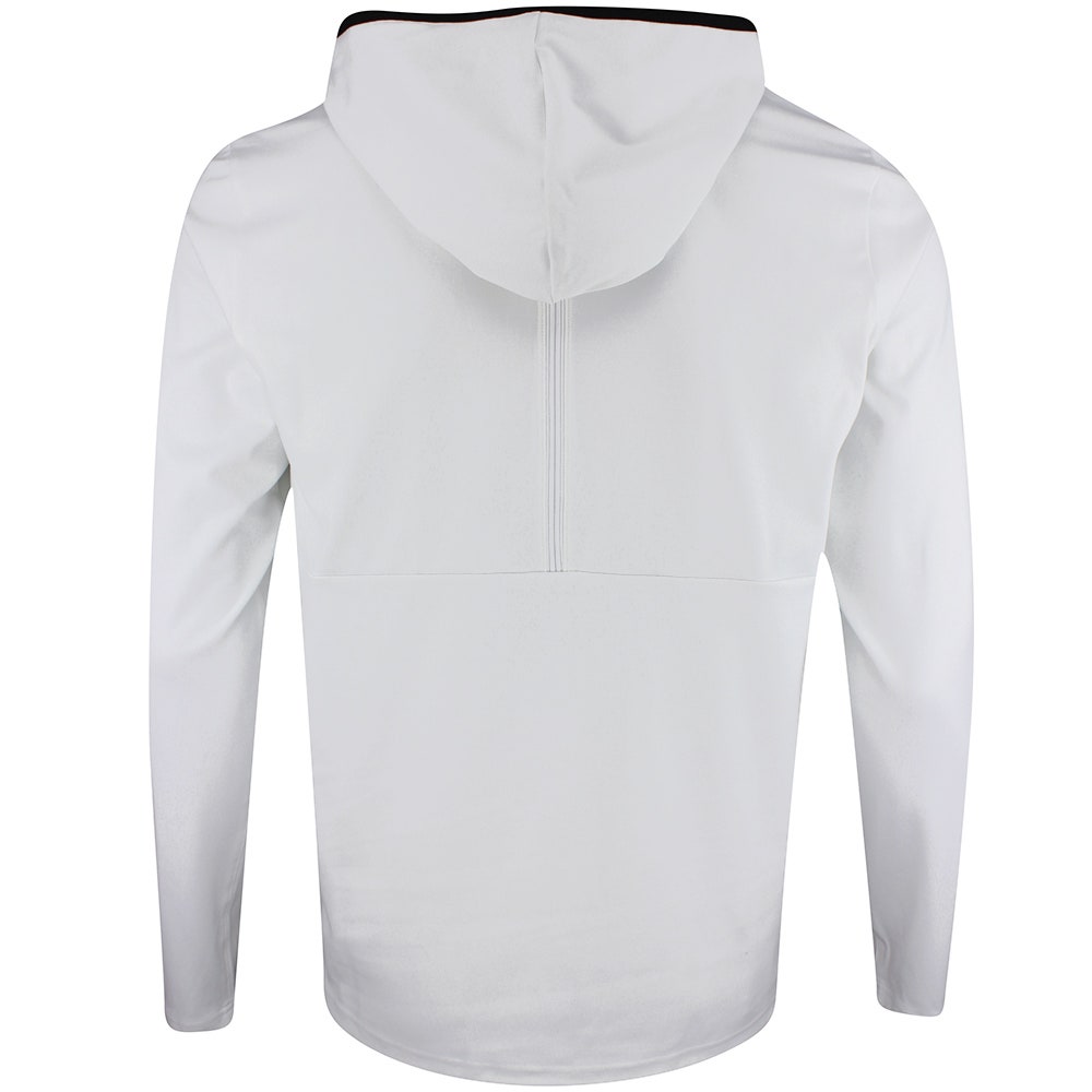 PUMA Golf Pullover - Cloudspun TOUR Logo Tech Hoodie - White Glow SS26