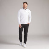 PUMA Golf Pullover - Cloudspun TOUR Logo Tech Hoodie - White Glow SS26