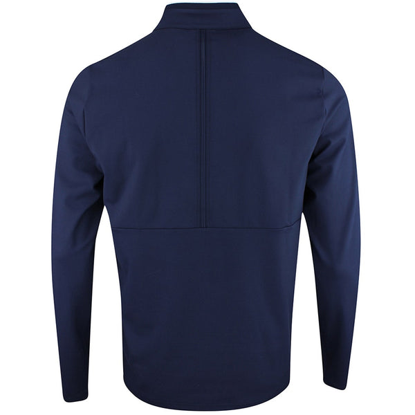 PUMA Golf Pullover - Cloudspun TOUR Logo Tech QZ - Deep Navy SS26