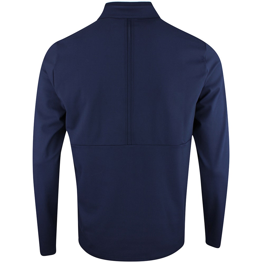PUMA Golf Pullover - Cloudspun TOUR Logo Tech QZ - Deep Navy SS26