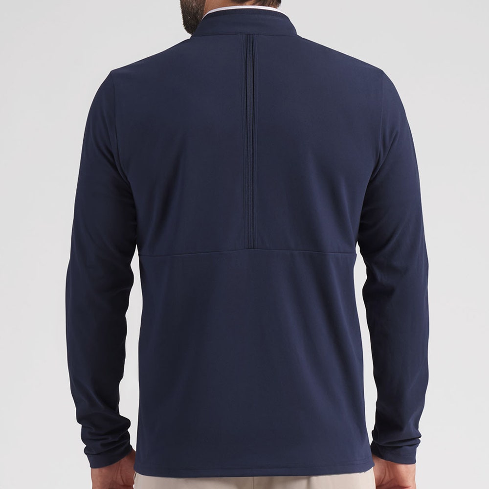 PUMA Golf Pullover - Cloudspun TOUR Logo Tech QZ - Deep Navy SS26