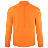 PUMA Golf Pullover - Cloudspun TOUR Logo Tech QZ - Rickie Orange SS26