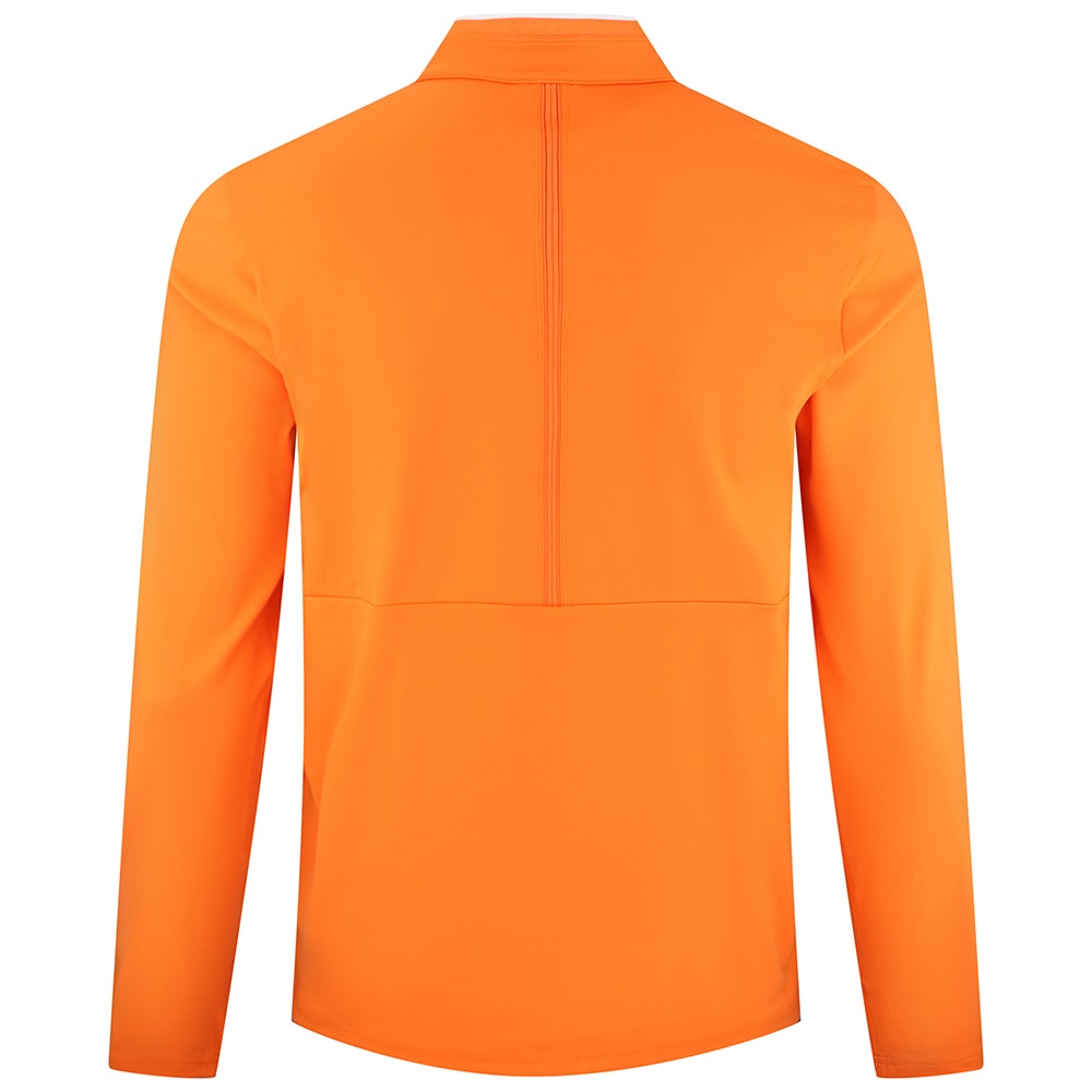 PUMA Golf Pullover - Cloudspun TOUR Logo Tech QZ - Rickie Orange SS26