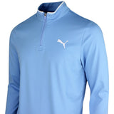 PUMA Golf Pullover - Cloudspun TOUR Logo Tech QZ - TL Blue SS26