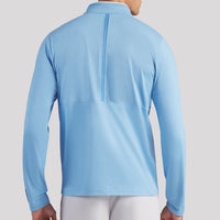 PUMA Golf Pullover - Cloudspun TOUR Logo Tech QZ - TL Blue SS26