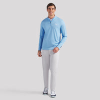 PUMA Golf Pullover - Cloudspun TOUR Logo Tech QZ - TL Blue SS26