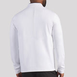 PUMA Golf Pullover - Cloudspun TOUR Logo Tech QZ - White Glow SS26