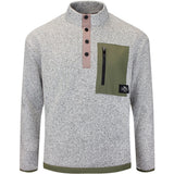 PUMA Golf Pullover - GGNC Sherpa Fleece QZ - Warm White Heather SS26