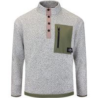 PUMA Golf Pullover - GGNC Sherpa Fleece QZ - Warm White Heather SS26