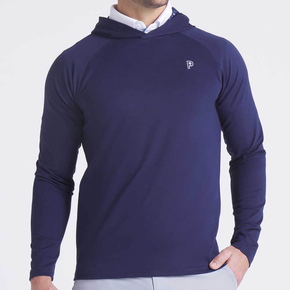PUMA Golf Pullover - PTC Cloudspun Tech Hoodie - Deep Navy AW25
