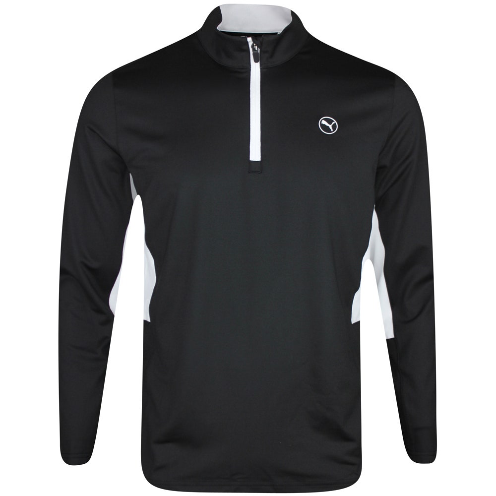 PUMA Golf Pullover - Pure 2.0 QZ - Black SS25