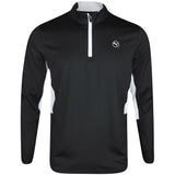 PUMA Golf Pullover - Pure 2.0 QZ - Black SS25