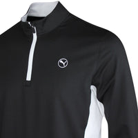 PUMA Golf Pullover - Pure 2.0 QZ - Black SS25