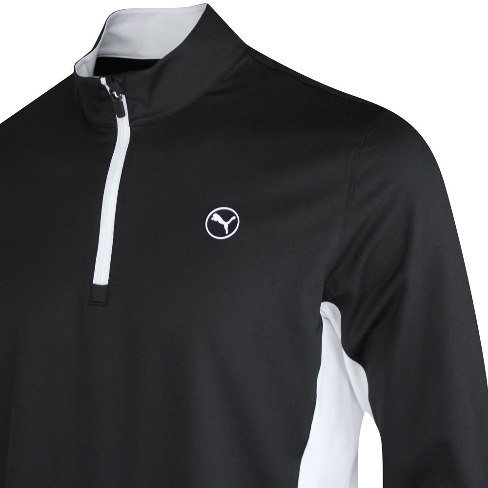 PUMA Golf Pullover - Pure 2.0 QZ - Black SS25